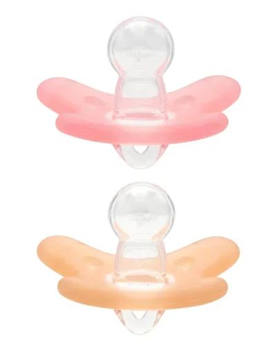 800D33 Difrax SI127 Siliconen fopspeen 6-12 Maanden - 2 stuks